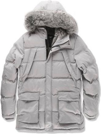 Jordan Craig Mens Fargo Fur Lined Parka 2.0 Jacket In Light Grey