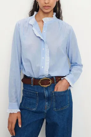 BA&SH Rita Shirt In Blue