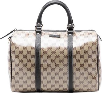 Gucci Pre-owned Weekend Bags, female, Brown, Size: ONE SIZE Pre-owned Vintage Monogram Boston Bag