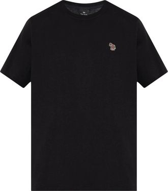 Paul Smith Zebra Logo T-Shirt - Heren - T-shirts - Zwart - M - Katoen - Tops