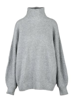 Sportmax Oversized Turtleneck Sweater - Grey