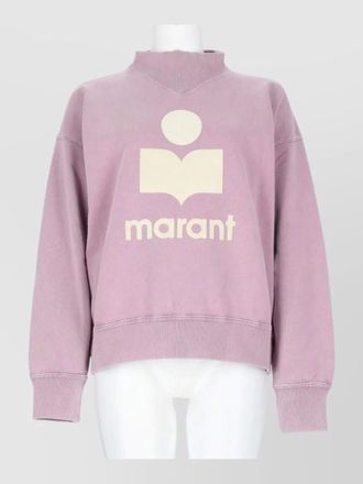 Isabel Marant high neck knit top ribbed finishes