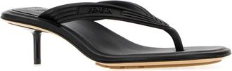Bottega Veneta Womens Rubber Mule Black