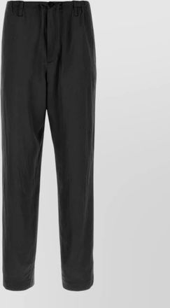 Dries Van Noten satin loose fit trousers