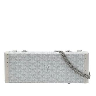 Goyard Pre-owned Canvas Crossbody Bag - Dames - Pre-owned - Wit - Maat: ONE Size