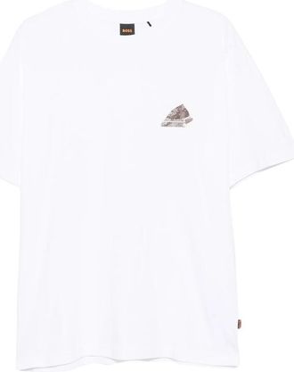 HUGO BOSS Graphic-print Cotton T-shirt