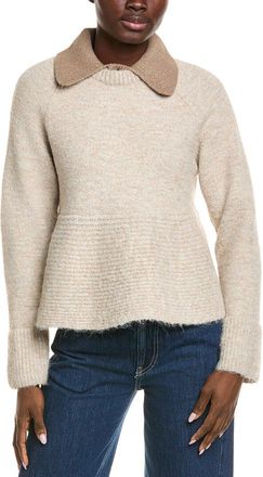 CeCe by Cynthia Steffe Cece Wool-Blend Peplum Sweater