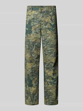 Carhartt Work in Progress Stoffhose mit franz&ouml;sischen Eingrifftaschen in Gruen, Gr&ouml;&szlig;e 30/32