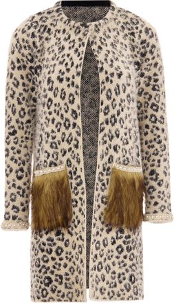 Faina Vest Dames beige/ zwart