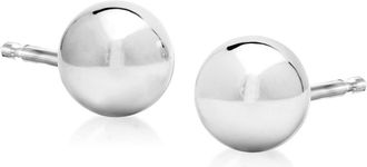 Ross-Simons 6mm 14kt White Gold Ball Stud Earrings