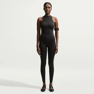 Nike Womens SKIMS Matte High-Waisted 29 Leggings in Black | IR5039-054