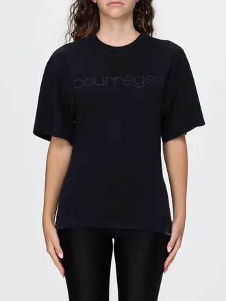 Courr&egrave;ges Top Donna colore Nero