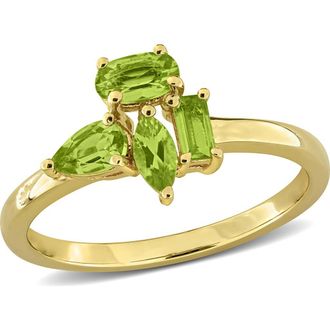 Delmar Multiple Cut Peridot Cluster Ring in Green at Nordstrom Rack, Size 5