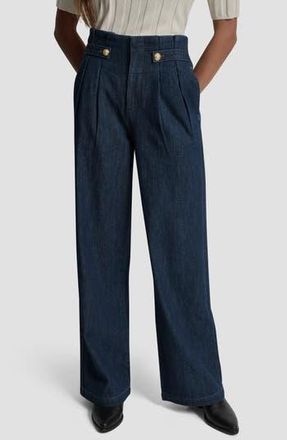 DKNY High Rise Denim Trousers in Carmine at Nordstrom Rack, Size 25