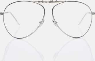 Acne Studios Logo aviator glasses