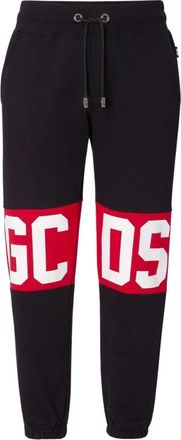 GCDS Logo Band Trainingsbroeken - Heren - Sweatpants - Zwart - S - Katoen - Broeken