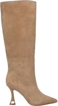 Alma En Pena Metallic Detail Boot - Dames - Laarzen met Hak - Beige - 36 EU - Schoenen