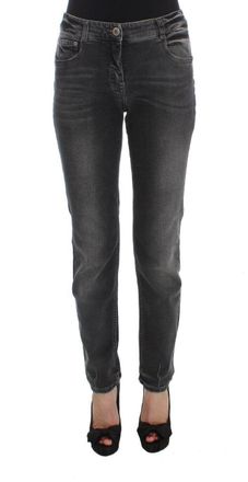 Ermanno Scervino Wash Cotton Blend Stretch Jeans Womens Pants