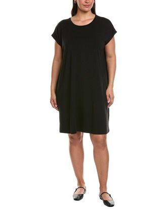 Eileen Fisher Eileen Fisher Crew Neck Boxy Shirtdress