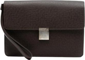 Louis Vuitton Pre-owned Clutches, female, Brown, Size: ONE SIZE Pre-owned Selenga