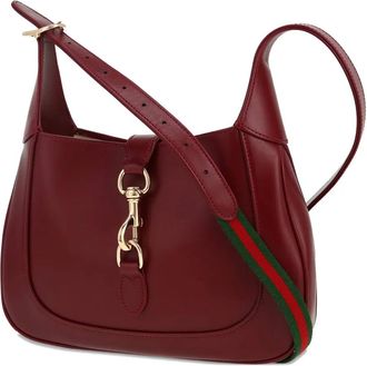 Gucci 2020s Jackie 1961 medium leren handtas - Rood