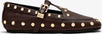 Ganni Mary Jenny Moccasins in Brown - Size 37