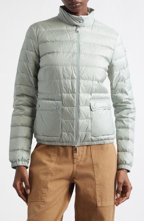 Moncler Lans Down Jacket in Gray at Nordstrom, Size 4