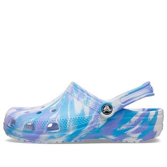 Crocs Classic Clog Marble Beach Sports White Blue 206867-1FK