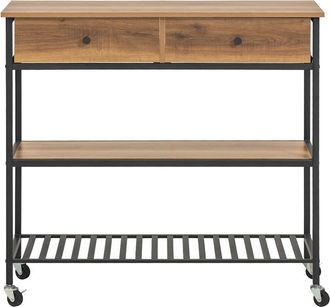 SoBuy Carro De Cocina Carrito De Servir Multiusos Con 2 Estantes Y 2 Cajones 100 X 45 X 93 Cm Fkw112-pf Sobuy Es