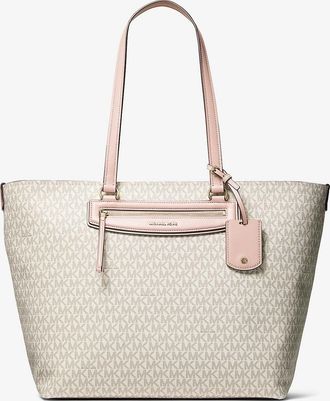 Michael Kors Jet Set Travel Extra-Large Signature Logo Tote Bag