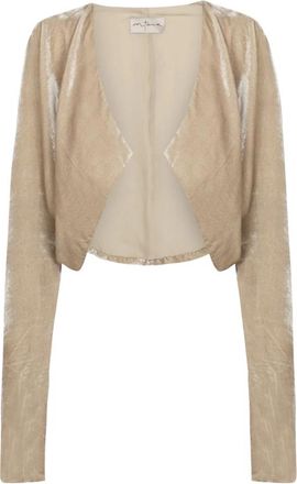 Cortana Iris Jas - Dames - Ponchos - Beige - M - Jassen
