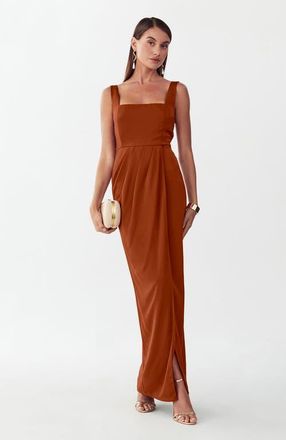 Willa Akron Maxi Dress in Copper at Nordstrom, Size 14