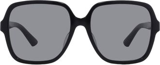 Gucci Grey Square Ladies Sunglasses GG1189SA 002 59