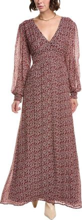 BA&SH Ba&Sh Keira Silk-Blend Maxi Dress