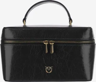 Pinko Pinko leren toilettas met logo