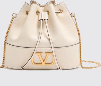 Valentino Garavani Borsa a secchiello VLogo Signature Valentino Garavani in pelle