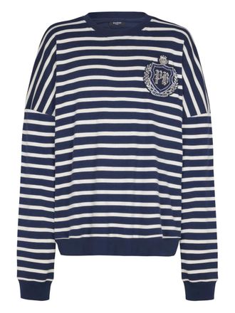 Balmain Felpa a righe - Blu
