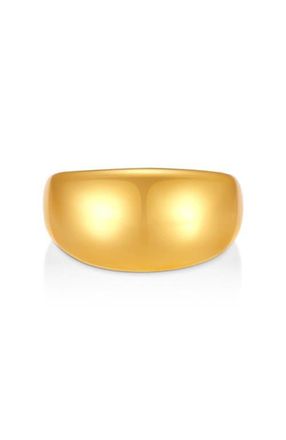 Mantra I Am Powerful - Dome Ring in Yellow Gold at Nordstrom, Size 9