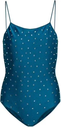 Os&eacute;ree Dames, Badkleding, Blauw, Maat: XL Satijn