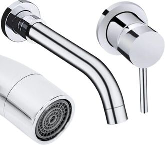 OEM Grifo Para Lavabo, Ba&ntilde;era, De Pared, Cromado, Grifo Para Lavabo De Ba&ntilde;o