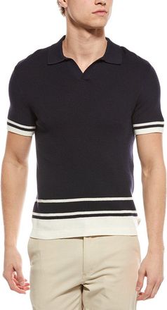 Onia Textured Johnny Collar Polo Shirt