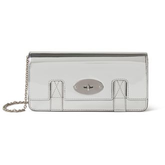 Mulberry Womens East West Bayswater Clutch - Silver
