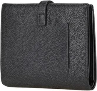 Burberry Pre-owned Vintage Leren Portemonnee - Dames - Vintage Accessoires - Zwart - ONE Size - Leer - Vintage