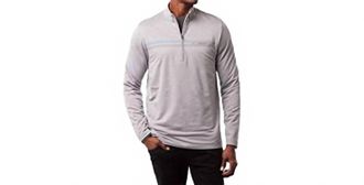 Travis Mathew Rebound Pullover Top In Heather Gray