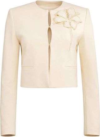 Twinset Giacca con ricamo - Dames - Blazers - Beige - L - Jassen