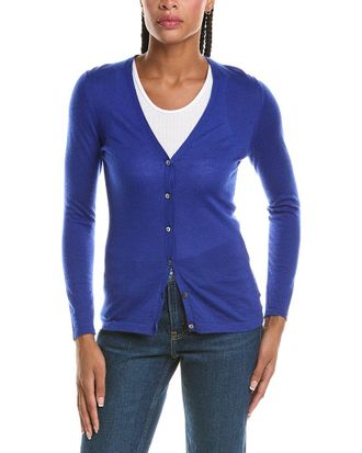 N.Peal N. PEAL Mia V-Neck 100% Cashmere Cardigan