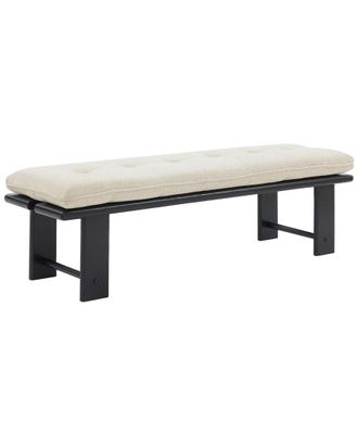Safavieh Couture Bartolili Wood & Cushion Bench