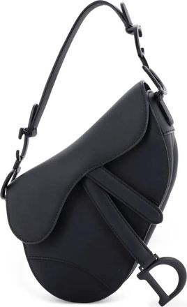 Dior Ultra Matte Saddle Handbag Leather Mini shoulder bag - Nero