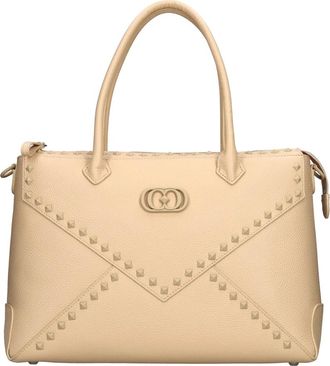 La Carrie Tassen, Dames, Beige, ONE Size, Leer, Tassen.. Beige