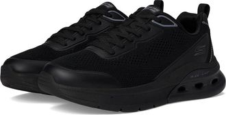 Skechers Bobs Glide Step Arc Waves 2.0 - Class Rank Mens Shoes Black/Black : 10.5 D - Medium, Rubber/Synthetic
